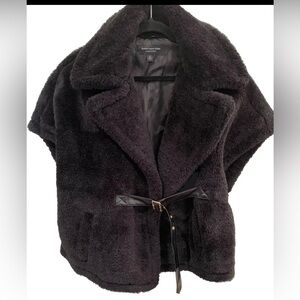 Marc New York New Women’s Faux Fur Belted Vest. Sz. Medium